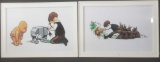 2 Framed Wookie The Chew Prints Star Wars Winnie the Pooh