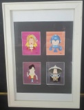 Framed Art Of Characters By Christopher Lee