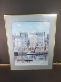 Framed Artwork Says Michel Delacroix