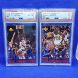 1998 Michael Jordan Timepieces PSA 6 and 5