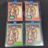 Star Wars error and non error C-3PO orange and green