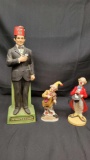 Shriner Liquor Bottle Clown Figures