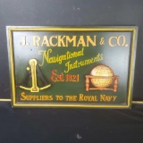 J. RACKMAN & CO. NAUTICAL SIGN