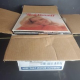 Box of vintage records