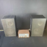 KLH vintage stereo 2 Hilton FL-10C speakers