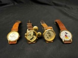 Fancy Mickey Mouse Watches. Lorus 3D Mickey, Gold Coin