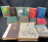 13 Assorted old antique books. Over the Cuckoo Nest, Travels in China, White Slavery More.