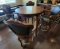 Bar Stools Round Table x4 Chairs