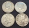 90% Silver Lot Halfs Kennedy and Walker 4 Coin $2 Face Value Silver