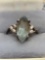 Blue Topaz 925 Silver Ring Stunning Gemstone Antique