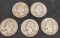 Washington Silver Quarter Lot of 5 1930s Date Early Years