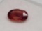 Oval Cut 1.64ct Orange Sapphire gemstone