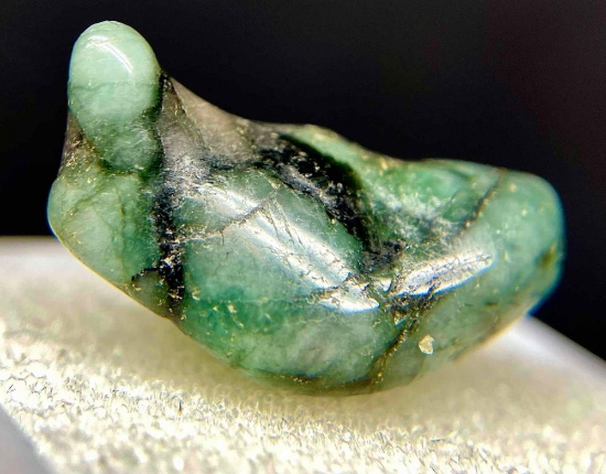 18.58ct Fine Unique Brazilian Emerald Uncut