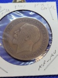 1919 British Penny High Grade XF Rare