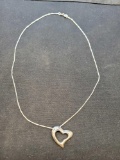 Necklace with Heart Pendant Ready to Wear Like New