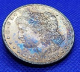 1898 Morgan Silver Dollar Rainbow tone 90% Silver