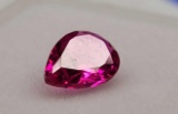 Beautiful Pear Cut Pink Sapphire Gemstone .77ct