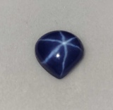 Blue Star Sapphire Oval Cut Gemstone 1.71ct