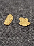 Alaskan Yellow Gold Nuggets 18kt .70 Grams Pure Premium Gold