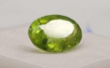 Peridot 3.72ct High Quality Gem Translucent Green AAA