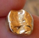Gold Tooth 2.4 grams 18 to 22 kt No Tooth All Gold Scrap Gold