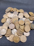 100+ Unsearched Wheat Cents From Hoard