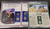 2 Texas State Quarters, 4 JFK Half Dollars and Stamps