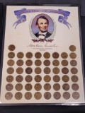 Lincoln Wheat Coin Collection 50 coins
