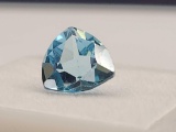 Stunning 3.16ct Trillion Cut Blue Topaz gemstone