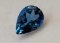 .86ct Pear Cut Blue Topaz Gemstone Stunning Color