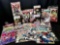 Assorted Marvel Punisher and Indy Comics. POP figures. Wonder Woman, Michael Jordan, Gruffi Gummi