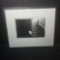 Framed black and white photo