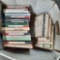 Box of vintage reel to reel tapes