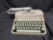 Vintage 1950?s Hermes 2000 Seafoam Green Portable Manual Typewriter