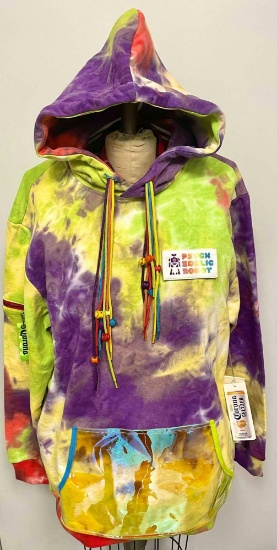 Epic EXTREMELY Limited Psychedelic Robot Corona 1st Place Sweepstakes Hoodie only 50 Made!