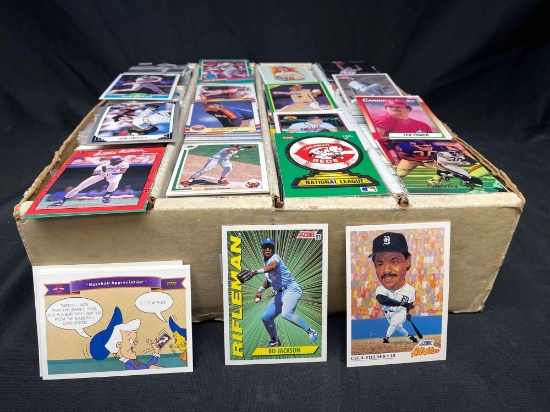 Over 2000 Baseball cards Baseball, Football Fleer TOPPS Bo Jackson more