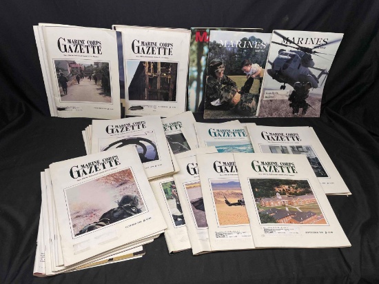 Approx 30 Marines and Marine Corps Gazette Magazine