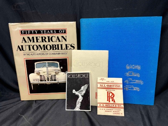 Automobile Books. American Automobiles and Automobiling Rolls Royce