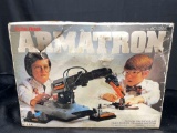 Vintage Radio Shack Tandy ARMATRON Robotic Arm with Accessories, Instructions, Box