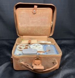 Vintage Phono Trix Portable Reel-To-Reel Transistorized Tape Recorder, Made In West Germany, Circa