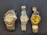 3 Watches Barucci, Omega, Breitling