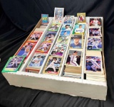 Over 2000 Baseball Card Lot. 1980s Fleer, TOPPS, Stickers, Lenticulars more