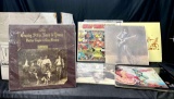 Large Lot of 50 Vintage Records Rock and Jazz 1960s-70s Steely Dan, Stills Nash, Joni Mitchell,