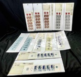 French Stamp Sheets Hinged 1980s
