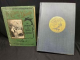 Pair of Old Vintage Books Early 1900s The Curse of Drink and Seventy Five Years in California.