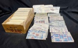 Box Full of French Postage Stamps
