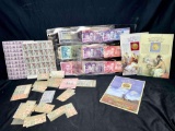Philippine Postage Stamps and Currency Bills. Native American Collectors Repro Coins
