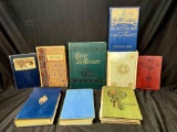 Very Old Antique Books from the 1800s. In the Fog, The Broken Soldier, In the Forbidden Land more
