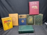 Old Vintage and Antique Books. 1800s to early 1900s. China, Russia, Tibet, India, Asia.