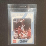 Michael Jordan 1989 College Basketball Card